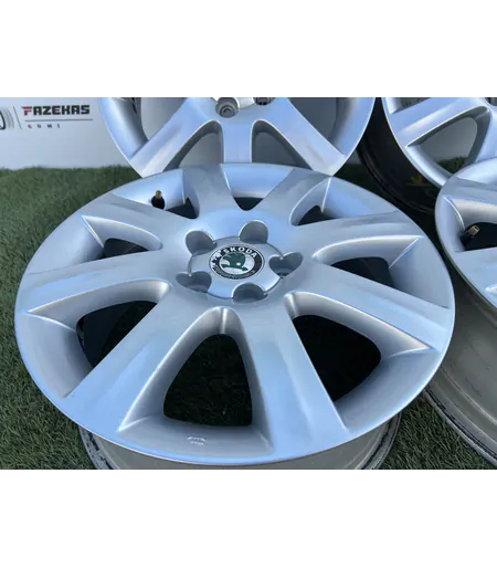 5x100 15" Skoda gyári alufelni 6Jx15h2 ET43 - Mobil Gumis 2