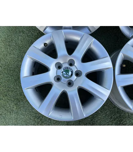 5x100 15" Skoda gyári alufelni 6Jx15h2 ET43 - Mobil Gumis 3