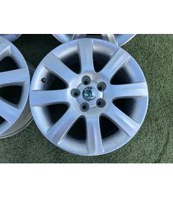 5x100 15" Skoda gyári alufelni 6Jx15h2 ET43 - Mobil Gumis 4