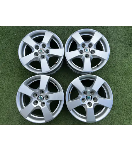 5x100 14" Skoda gyári alufelni 6Jx14h2 ET43 1