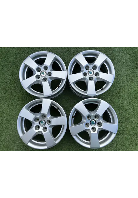 5x100 14" Skoda gyári alufelni 6Jx14h2 ET43