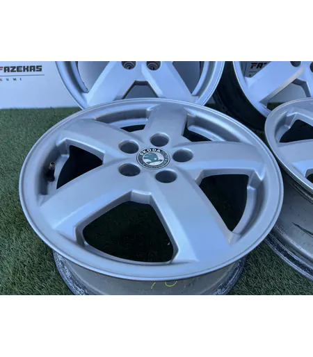5x100 15" Skoda gyári alufelni 6Jx15h2 ET38 - Mobil Gumis 2