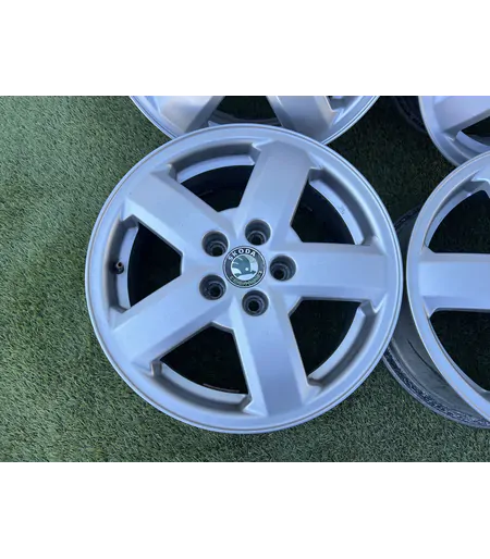 5x100 15" Skoda gyári alufelni 6Jx15h2 ET38 - Mobil Gumis 3