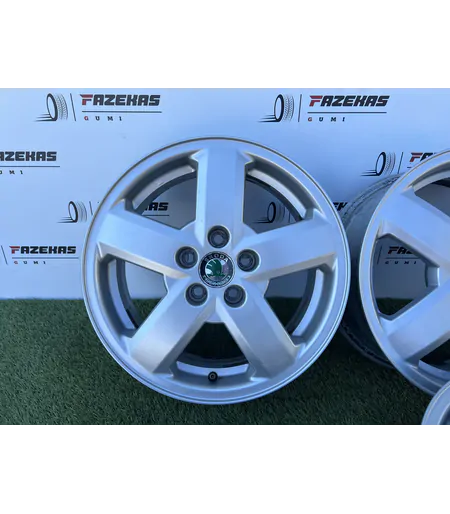 5x100 15" Skoda gyári alufelni 6Jx15h2 ET38 - Mobil Gumis 5