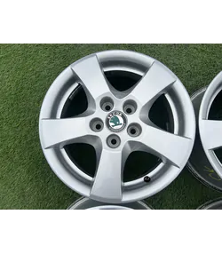 5x100 14" Skoda gyári alufelni 6Jx14h2 ET43 4