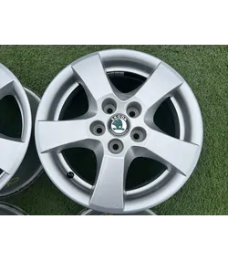 5x100 14" Skoda gyári alufelni 6Jx14h2 ET43 5
