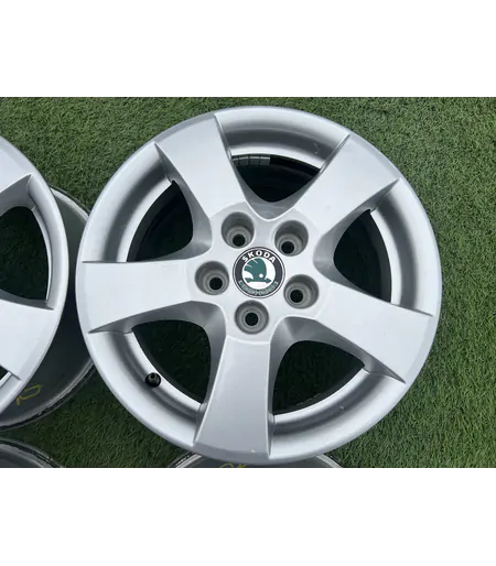 5x100 14" Skoda gyári alufelni 6Jx14h2 ET43 5