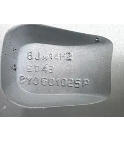 5x100 14" Skoda gyári alufelni 6Jx14h2 ET43 7