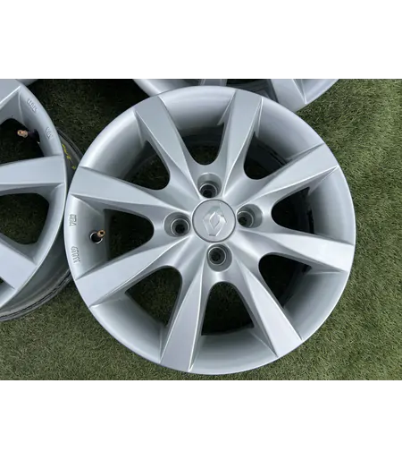 4x100 15" Renault (Fondmetal) alufelni + TPMS 6Jx15h2 ET40 - Mobil Gumis 4