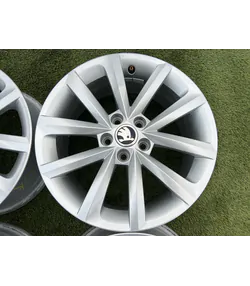 5x100 16" Skoda gyári alufelni 7Jx16h2 ET46 5