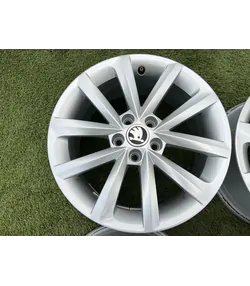 5x100 16" Skoda gyári alufelni 7Jx16h2 ET46 6
