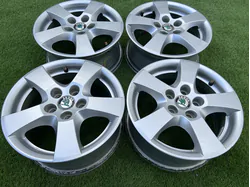 5x100 14" Skoda gyári alufelni 6Jx14h2 ET43 6