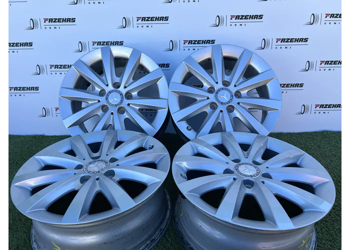 5x112 16" Mercedes gyári alufelni + TPMS 6,5Jx16h2 ET49 - Mobil Gumis