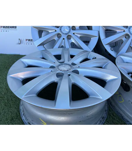 5x112 16" Mercedes gyári alufelni + TPMS 6,5Jx16h2 ET49 - Mobil Gumis 2