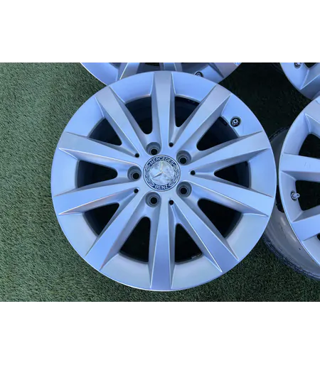 5x112 16" Mercedes gyári alufelni + TPMS 6,5Jx16h2 ET49 3