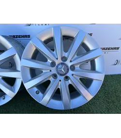 5x112 16" Mercedes gyári alufelni + TPMS 6,5Jx16h2 ET49 - Mobil Gumis 6