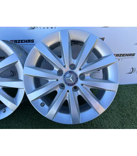 5x112 16" Mercedes gyári alufelni + TPMS 6,5Jx16h2 ET49 - Mobil Gumis 6