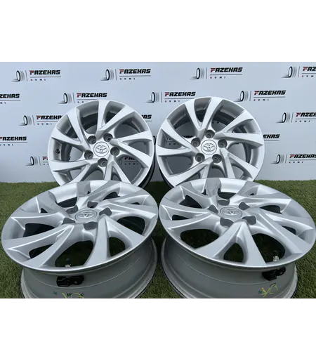 5x114.3 16" Toyota gyári alufelni +TPMS szenzor 6,5Jx16h2 ET45 1