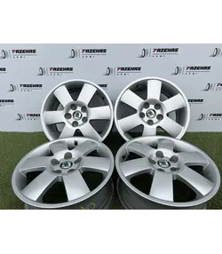 5x100 15" Skoda gyári alufelni 6Jx15h2 ET43 1