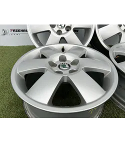 5x100 15" Skoda gyári alufelni 6Jx15h2 ET43 2