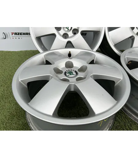 5x100 15" Skoda gyári alufelni 6Jx15h2 ET43 2