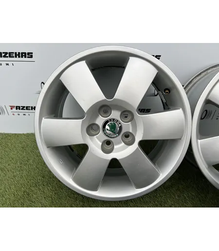 5x100 15" Skoda gyári alufelni 6Jx15h2 ET43 5