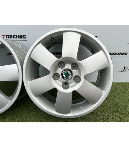 5x100 15" Skoda gyári alufelni 6Jx15h2 ET43 6