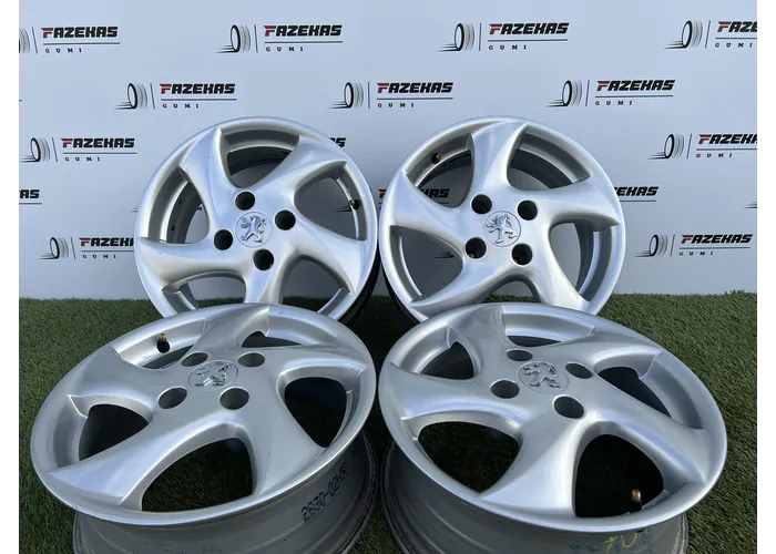 4x108 15" Peugeot gyári alufelni 6Jx15h2 ET28 alapértelmezett kép