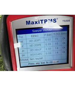 5x110 17" Jeep gyári alufelni +TPMS 7Jx17h2 ET41 9