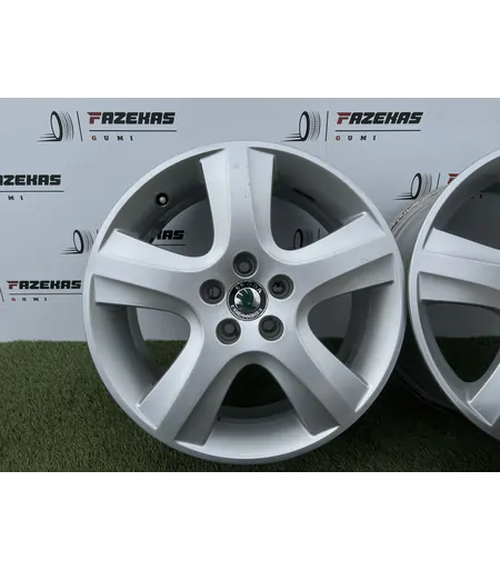 5x100 16" Skoda gyári alufelni 6,5Jx16h2 ET42 - Mobil Gumis 5