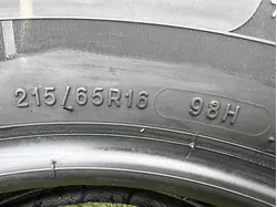 215/65 R16 Michelin Alpin 6 téli gumi 5mm 4