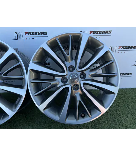 4x100 17" Opel gyári alufelni + TPMS 7Jx17h2 ET44 - Mobil Gumis 6