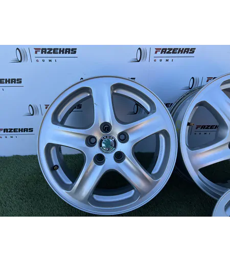5x100 15" Skoda gyári alufelni 6Jx15h2 ET38 - Mobil Gumis 5