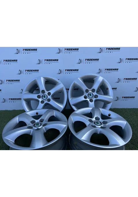 5x100 15" Skoda gyári alufelni 6Jx15h2 ET43 - Mobil Gumis