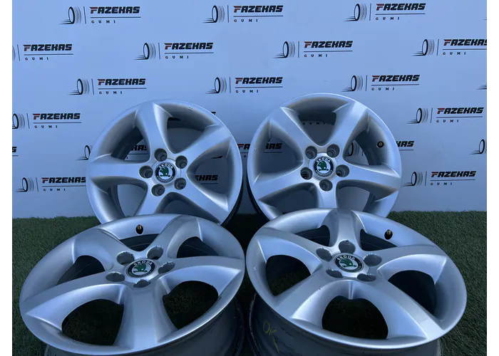 5x100 15" Skoda gyári alufelni 6Jx15h2 ET43 - Mobil Gumis