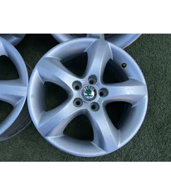 5x100 15" Skoda gyári alufelni 6Jx15h2 ET43 - Mobil Gumis 4