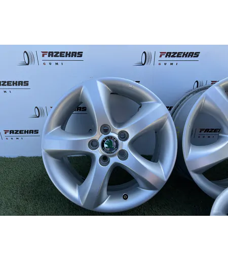 5x100 15" Skoda gyári alufelni 6Jx15h2 ET43 - Mobil Gumis 5