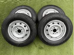 5x118 15" Fiat Citroen Peugeot gyári lemezfelni 215/70 R15C téli gumikkal 1