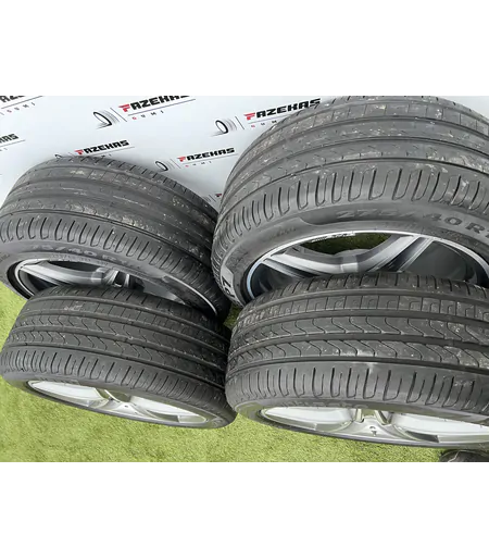 5x112 18" Mercedes AMG E-Class gyári kétszéles alufelni 275/40 R18 245/45 R18 nyári gumikkal 7
