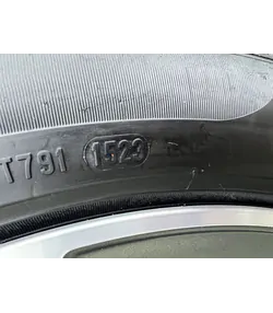 5x112 18" Mercedes AMG E-Class gyári kétszéles alufelni 275/40 R18 245/45 R18 nyári gumikkal 8