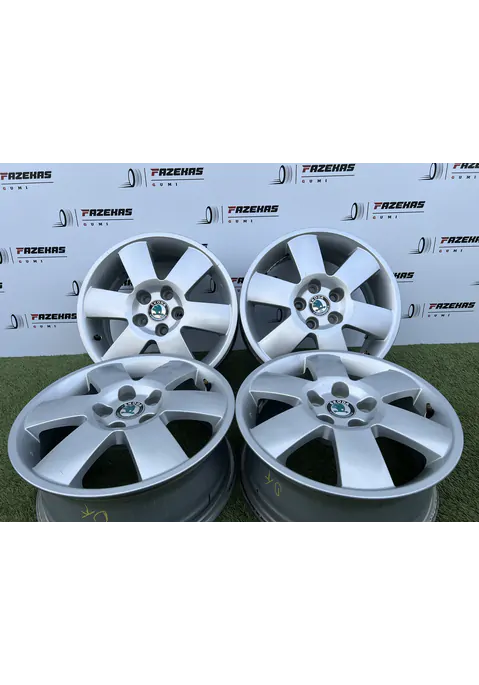 5x100 15" Skoda gyári alufelni 6Jx15h2 ET43 - Mobil Gumis
