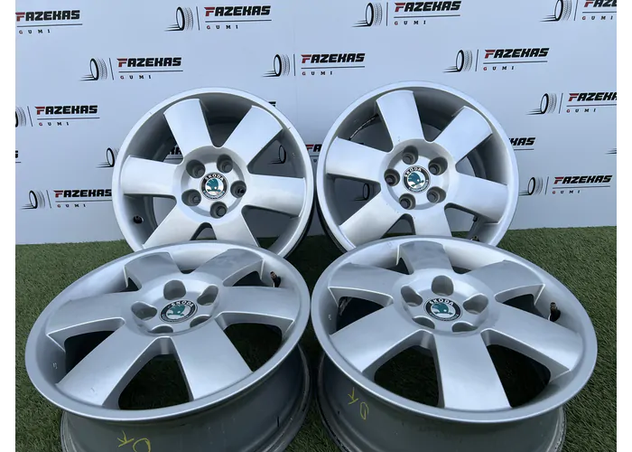 5x100 15" Skoda gyári alufelni 6Jx15h2 ET43 - Mobil Gumis