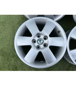 5x100 15" Skoda gyári alufelni 6Jx15h2 ET43 - Mobil Gumis 2