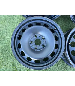 5x112 16" Volkswagen Audi gyári lemezfelni 6Jx16h2 ET48 - Mobil Gumis 2
