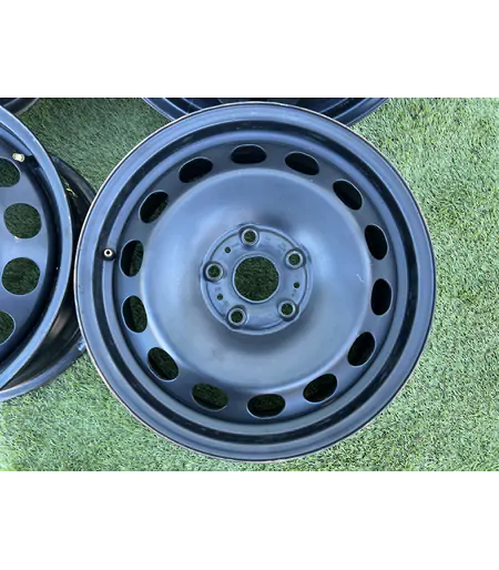 5x112 16" Volkswagen Audi gyári lemezfelni 6Jx16h2 ET48 - Mobil Gumis 3