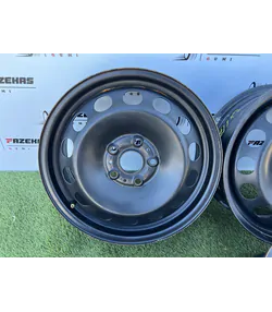 5x112 16" Volkswagen Audi gyári lemezfelni 6Jx16h2 ET48 - Mobil Gumis 4