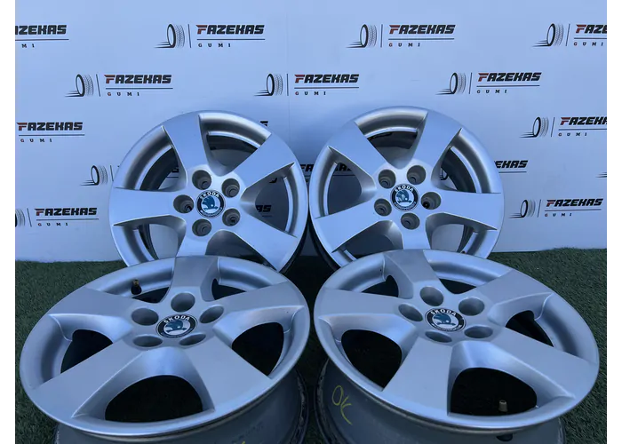 5x100 14" Skoda gyári alufelni 6Jx14h2 ET43 - Mobil Gumis