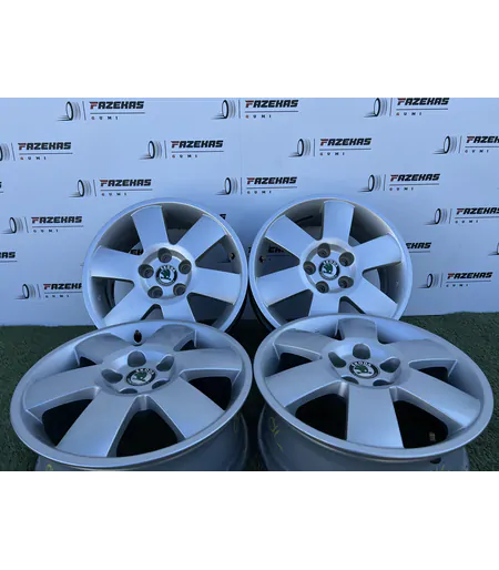 5x100 15" Skoda gyári alufelni 6Jx15h2 ET43 - Mobil Gumis