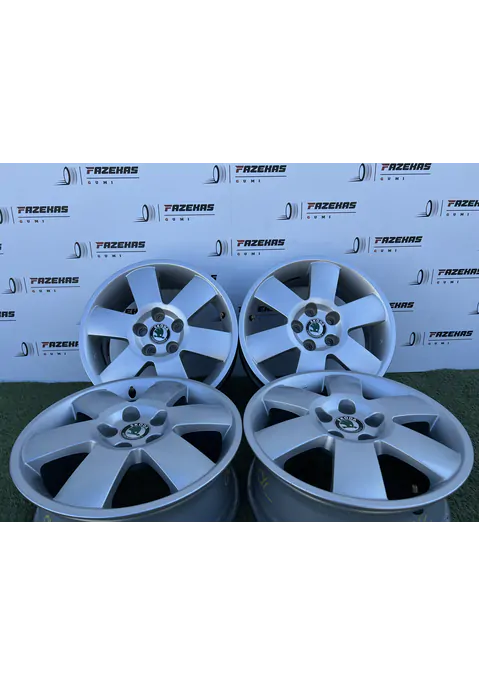 5x100 15" Skoda gyári alufelni 6Jx15h2 ET43 - Mobil Gumis