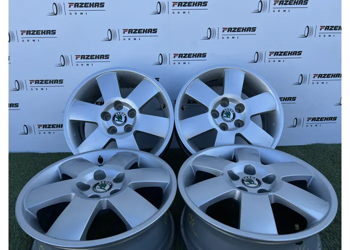 5x100 15" Skoda gyári alufelni 6Jx15h2 ET43 - Mobil Gumis